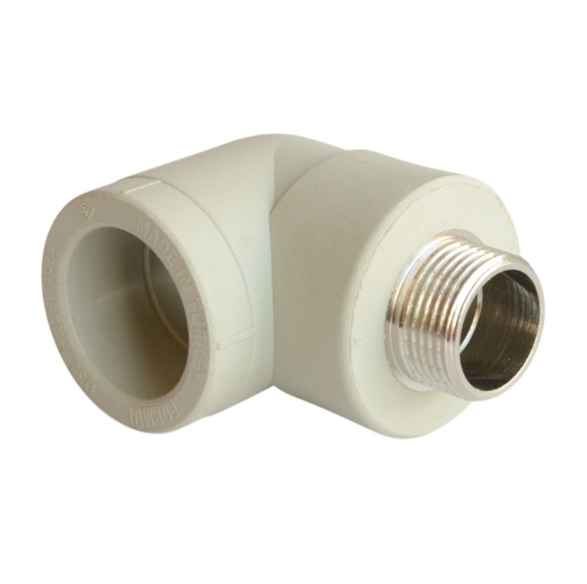 Коліно поліпропіленове PPR Ду 32х1" зовнішня різьба Formul